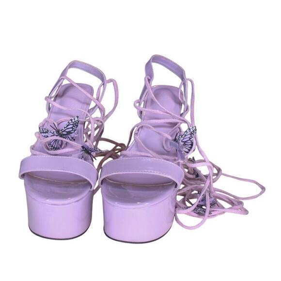 Dolls Kill Sugar Thrillz Pixie Queen Butterfly Platform Chunky Heel 10 - Picture 2 of 7